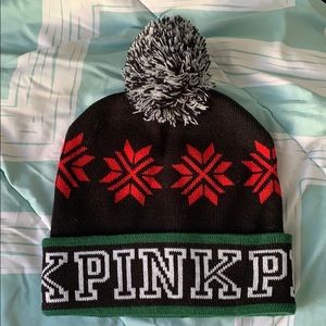 Pink nation beanie